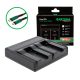 PATONA Premium Dual PD Performance töltő Fuji NP-80-hoz, USB-C bemenettel/kimenettel együtt