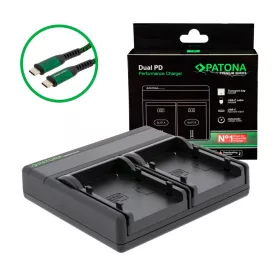   PATONA Premium Dual PD teljesítményű töltő Samsung SB-P90A USB-C bemenettel/kimenettel rendelkező készülékhez
