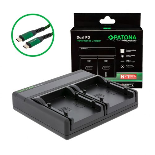 PATONA Premium Dual PD teljesítményű töltő Samsung SB-P90A USB-C bemenettel/kimenettel rendelkező készülékhez