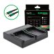 PATONA Premium Dual PD Performance töltő Samsung BP-80W-hoz USB-C bemenettel/kimenettel együtt