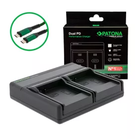   PATONA Premium Dual PD Performance töltő a Samsung IA-BP85ST készülékhez USB-C bemenettel/kimenettel együtt