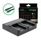 PATONA Premium Dual PD Performance töltő a JVC BN-VG107U készülékhez USB-C bemenettel/kimenettel együtt
