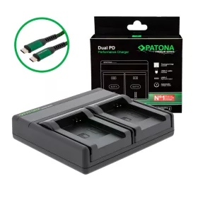   PATONA Premium Dual PD Performance töltő Samsung BP-70A készülékhez USB-C bemenettel/kimenettel együtt