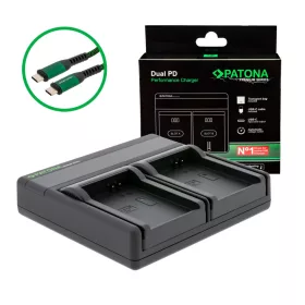   PATONA Premium Dual PD Performance töltő Samsung BP1310 készülékhez USB-C bemenettel/kimenettel együtt