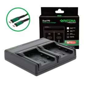   PATONA Premium Dual PD Performance töltő Samsung IA-BP210E készülékhez USB-C bemenettel/kimenettel együtt