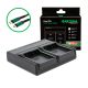 PATONA Premium Dual PD Performance töltő Panasonic DMW-BLC12PP készülékhez USB-C bemenettel/kimenettel együtt