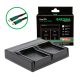PATONA Premium Dual PD Performance töltő Panasonic DMW-BLD10 készülékhez USB-C bemenettel/kimenettel együtt