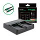 PATONA Premium Dual PD Performance töltő Canon NB-10L-hez USB-C bemenettel/kimenettel együtt