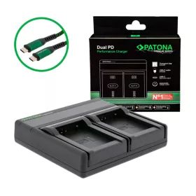   PATONA Premium Dual PD Performance töltő Samsung BP-1030-hoz USB-C bemenettel/kimenettel együtt