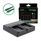 PATONA Premium Dual PD Performance töltő Samsung BP-1030-hoz USB-C bemenettel/kimenettel együtt