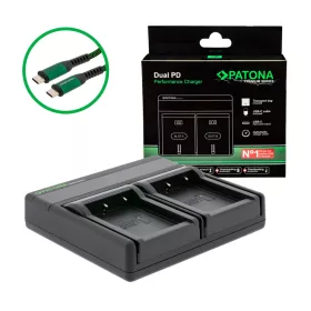   PATONA Premium Dual PD Performance töltő Fuji NP-W126-hoz USB-C bemenettel/kimenettel együtt