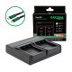 PATONA Premium Dual PD Performance töltő Fuji NP-W126-hoz USB-C bemenettel/kimenettel együtt