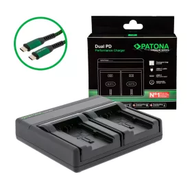   PATONA Premium Dual PD Performance töltő Canon BP-718-hoz USB-C bemenettel/kimenettel együtt