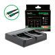 PATONA Premium Dual PD Performance töltő Sony NP-BX1-hez, USB-C bemenettel/kimenettel együtt