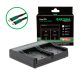 PATONA Premium Dual PD Performance töltő Panasonic DMW-BLF19 készülékhez USB-C bemenettel/kimenettel együtt