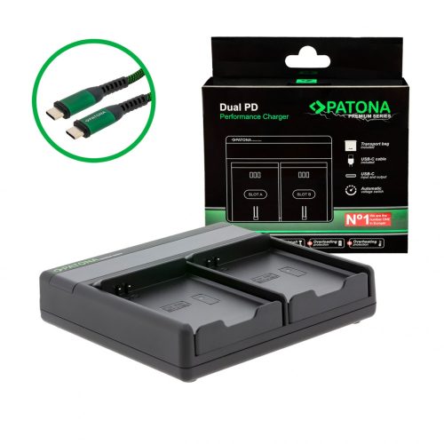PATONA Premium Dual PD Performance töltő a Samsung EB-F1A2GBU készülékhez USB-C bemenettel/kimenettel együtt