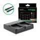 PATONA Premium Dual PD Performance töltő Panasonic DMW-BCL7 készülékhez USB-C bemenettel/kimenettel együtt