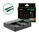 PATONA Premium Dual PD Performance töltő Canon LP-E17 fényképezőgéphez USB-C bemenettel/kimenettel együtt
