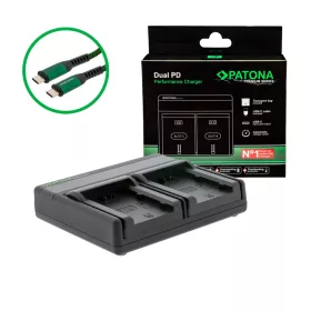   PATONA Premium Dual PD Performance töltő Fuji NP-W235-hez USB-C bemenettel/kimenettel együtt