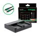 PATONA Premium Dual PD Performance töltő Fuji NP-W235-hez USB-C bemenettel/kimenettel együtt