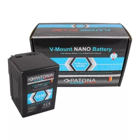   PATONA Platinum NANO V190 V-Mount 189Wh  Sony DSR 600P 650P 652P HDW 800P PDW 850 BP-150w RED ARRI