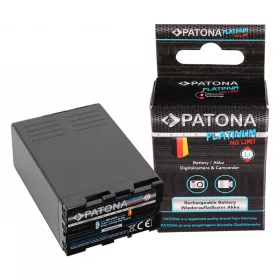   PATONA Platinum akkumulátor BP-U100 a Sony PMW-EX1 EX3 F3 F3K F3L FX5 FX7 FX9 PMW-150 fényképezőgéphez 2x D-TAP-mal