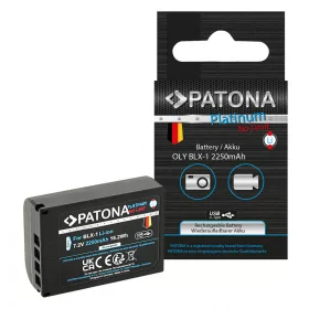   PATONA Platinum Olympus BLX-1 USB-C Akkumulátor - 2250mAh, Type-C Olympus OM-1 BLX1