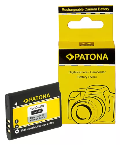 PATONA akkumulátor Pentax D-Li96 / WG-1000 – 890mAh, 3,7V