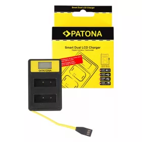   PATONA Smart Dupla LCD USB  töltő  Olympus PS-BLS1 PS-BLS5 Fuji NP-140 FinePix S100FS S205EXR FinePix S100FS S205EXR