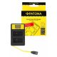 PATONA Smart Dupla LCD USB  töltő  Panasonic MW-BLC12PP V-Lux 4 