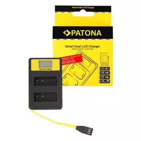 PATONA Smart Dupla LCD USB  töltő  Panasonic DMW-BLG10