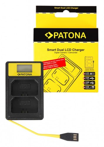 PATONA Smart Dupla LCD USB  töltő  Sony NP-FZ100