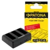 Patona Tripla USB töltő – DJI Osmo Action 3 és 4 akkumulátorokhoz (BCX202)