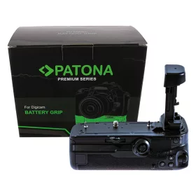  PATONA Prémium akkumulátor markolat BG-R10 Canon EOSR5 készülékhez 2 x LP-E6NH LP-E6N vagy LP-E6 akkumulátorhoz, vezeték nélküli vezérléssel együtt