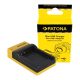 PATONA Slim micro-USB töltő  -Canon NB-4L