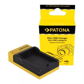 PATONA Slim micro-USB töltő  -Canon LP-E5