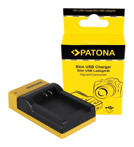 PATONA Slim micro-USB töltő -Nikon EN-EL12