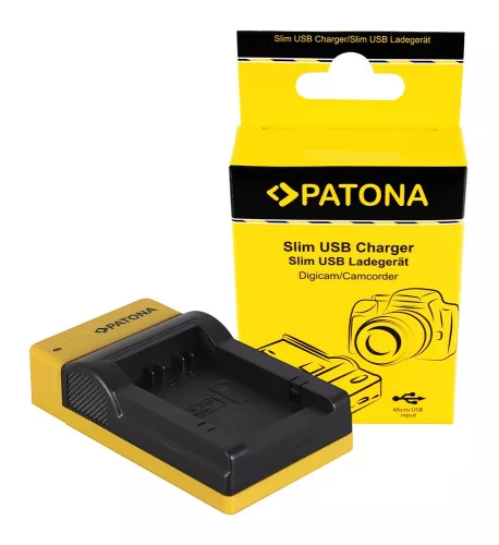 PATONA Slim micro-USB töltő  -Leica Panasonic DMW-BMB9