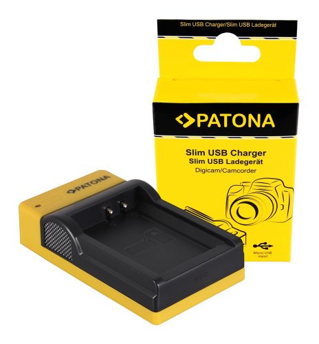 PATONA Slim micro-USB töltő  -Canon LP-E10