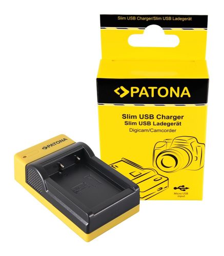 PATONA Slim micro-USB töltő  -Fujifilm Fuji NP-W126