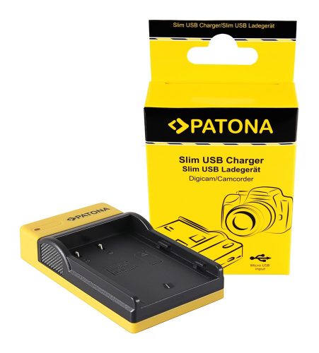 PATONA Slim micro-USB töltő  Panasonic BLF19E