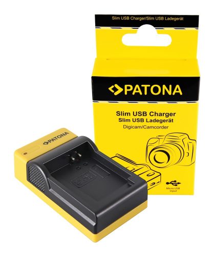 PATONA Slim micro-USB töltő -Canon NB-13L
