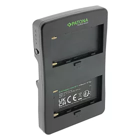 PATONA V-mount - 2x NP-F Akkumulátor Átalakító Adapter