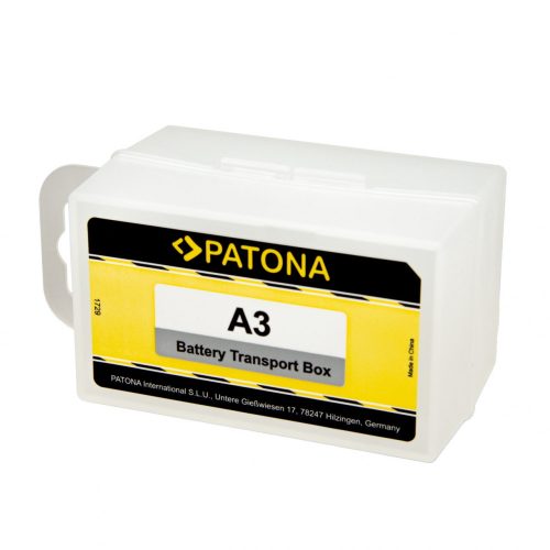 PATONA akkumulátor tároló doboz Panasonic DMW-BLJ13 NP-F550 NP-F770 NP-F550 NP-F770 akkumulátorokhoz