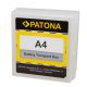 PATONA akkumulátor tároló doboz Sony NP-F970 NP-F980L VW-VBD78 NP-F980L Sony NP-F970 NP-F980L VW-VBD78