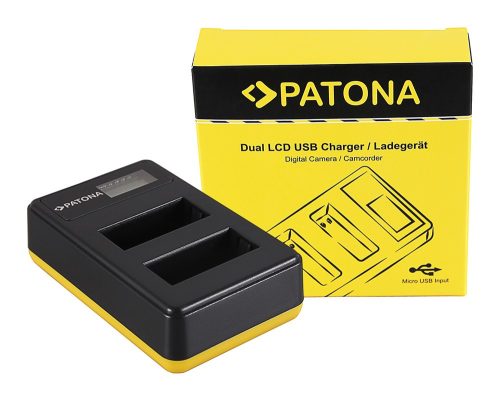 PATONA Canon LP-E17 Dupla LCD USB töltő 