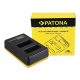 PATONA Canon LP-E17 Dupla LCD USB töltő