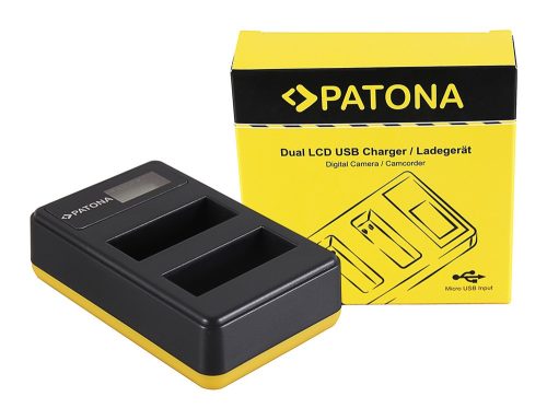 PATONA Nikon EN-EL14 Dupla LCD USB töltő 
