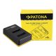 PATONA Dupla LCD USB töltő  (Sony NP-BX1)