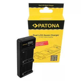   PATONA Dupla LCD USB töltő  Sony F550 F750 F970 FM50 FM500HA1